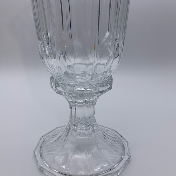 Vintage Imperial Makayla 12" Cleo Hurricane 24% Lead Crystal Candle Holder 2pcs. - Picture 10 of 16